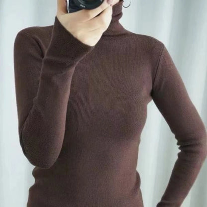 Pull en Cachemire à Col Roulé pour Femme