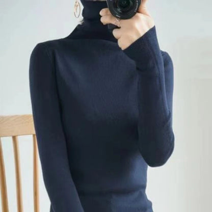 Pull en Cachemire à Col Roulé pour Femme